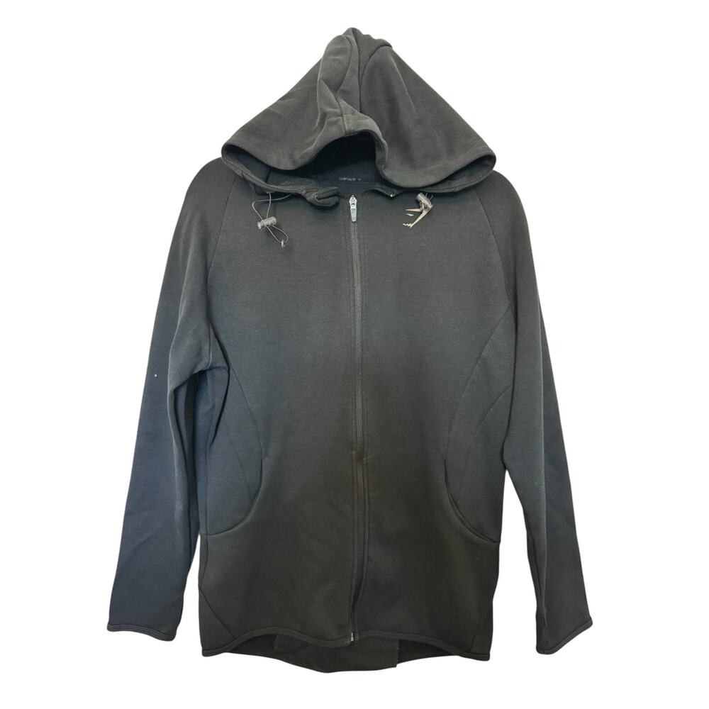Gymshark Black Zip Up Hoodie Jacket Women’s Large Athletic Fit - Picture 2 of 9